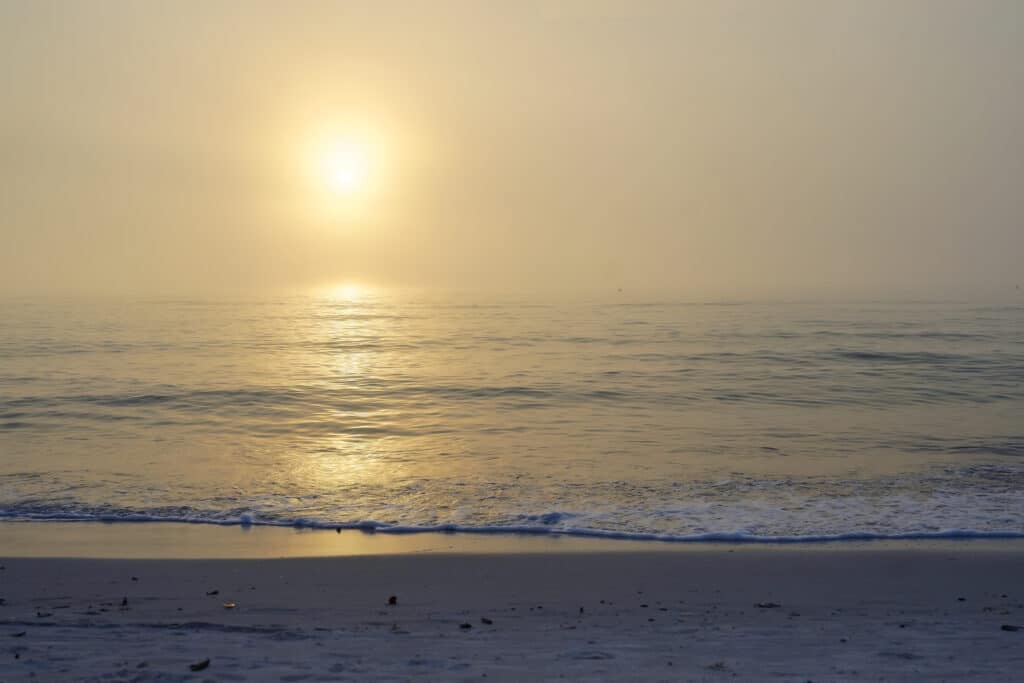 Beach at The Ritz-Carlton, Naples, Florida.
